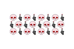Bundle 6 Valentine Libbey Can Glass Wrap SVG Product Image 13