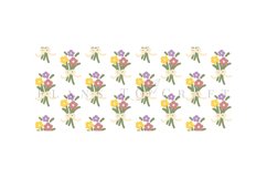 Bundle 6 Spring Floral Libbey Can Glass Wrap SVG 16oz 20oz Product Image 7