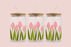 Bundle 6 Spring Floral Libbey Can Glass Wrap SVG 16oz 20oz Product Image 10