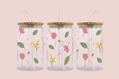 Bundle 6 Spring Floral Libbey Can Glass Wrap SVG 16oz 20oz Product Image 12