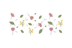Bundle 6 Spring Floral Libbey Can Glass Wrap SVG 16oz 20oz Product Image 13