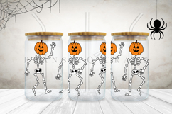 Bundle 6 Halloween Libbey Glass Can Wrap SVG Product Image 8