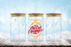 Bundle 6 Christmas Libbey Can Glass Wrap SVG Product Image 6