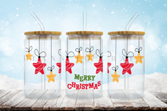 Bundle 6 Christmas Libbey Can Glass Wrap SVG Product Image 7