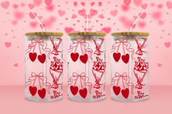Bundle 6 Valentine Libbey Can Glass Wrap SVG Product Image 8