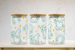 Bundle 6 St Patricks Day Libbey Glass Can Wrap SVG 16oz 20oz Product Image 9