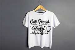 Cute Enough To Stop Your Heart SVG Product Image 3