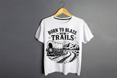 Born To Blaze New Trails SVG Product Image 2