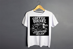 Coffee Diesel Highway Miles SVG Product Image 2