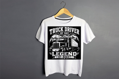 Truck Driver By Day Legend By Night SVG Product Image 2