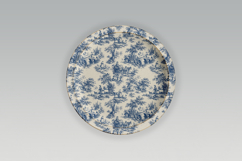 Blue Countryside Toile de Jouy Seamless Pattern Product Image 2