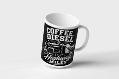 Coffee Diesel Highway Miles SVG Product Image 3