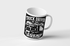 Truck Driver By Day Legend By Night SVG Product Image 3