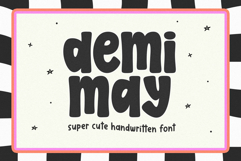 Demi May - Cute Bubbly Font Product Image 1