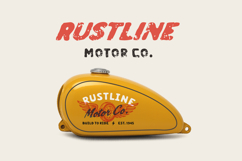 Gearline Motors Display Font Product Image 8