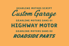 Gearline Motors Display Font Product Image 9