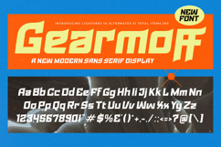 Gearmoff - Modern Sans Serif Display Product Image 1