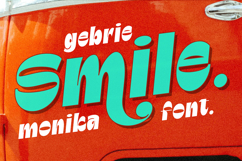 Gebrie Monika - Modern Display Sans Typeface Product Image 3