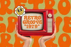 Gediol Paund Groovy Retro Font Product Image 5