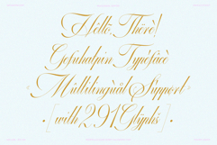 GEFUHATPIN - Elegant Script Calligraphy Font Product Image 22