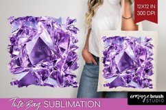 Gem Tote Bag - Crystal Tote Bag PNG Sublimation Product Image 1