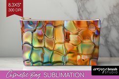 Gem Cosmetic Bag - Crystal Makeup Bag PNG Sublimation Product Image 1