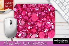 Gem Mouse Pad Sublimation - Crystal Mousepad PNG Product Image 1