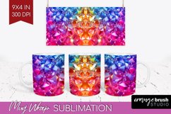 Gem Mug Wrap - Crystal Mug PNG Sublimation Product Image 1