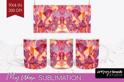 Gem Mug Wrap - Crystal Mug PNG Sublimation Product Image 1