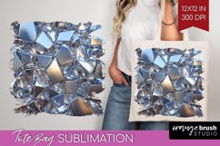 Gem Tote Bag - Crystal Tote Bag PNG Sublimation Product Image 1