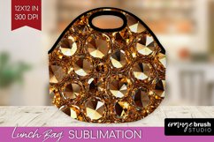 Gem Lunch Bag - Crystal Lunch Bug PNG Sublimation Product Image 1