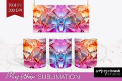 Gem Mug Wrap - Crystal Mug PNG Sublimation Product Image 1