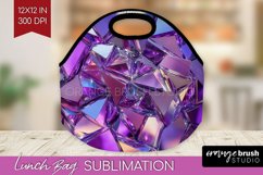 Gem Lunch Bag - Crystal Lunch Bug PNG Sublimation Product Image 1