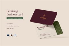 Gemilang - Business Card Product Image 1