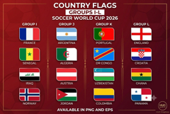 World Cup 2026 Flags Bundle, 48 Countries Rounded Rectangle Product Image 2
