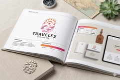 Sun and Sea Travel Logo Template Product Image 1