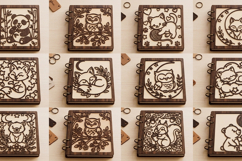 Kids Notebook Covers Laser Cut Bundle. Product Image 2