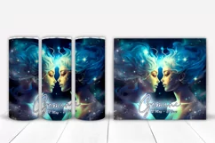 Gemini Zodiac Sign Tumbler Wrap Sublimation| Horoscope Sign Product Image 3