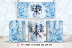 Zodiac Mug Wrap Sublimation Designs, Gemini Mug, Gemini Png