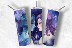 Zodiac Tumber Wrap Bundle, 20oz Skinny Tumbler Png Designs Product Image 17