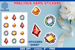 Exquisite Precious Gems Stickers Bundle. Gemstone Stickers Product Image 4