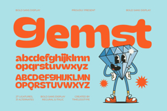 Gemst - Bold Sans Display Font Product Image 1