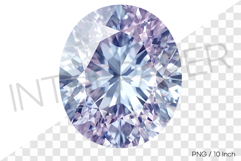 Clear brilliant white diamond PNG gemstone jewelry mineral Product Image 1
