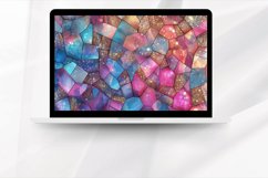 Gemstone Cuts &amp; Glitter Digital Paper Bundle Product Image 4