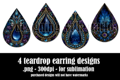 Gemstone Teardrop Earring, Gemstone Style Earring Designs, 2 Product Image 2