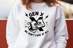 Gen X SVG PNG | Funny Cassette Tape 90s Nostalgia Cut File Product Image 2