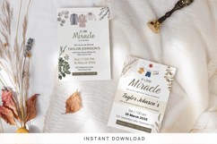 Gender Neutral Baby Shower Invitation Canva Template Product Image 10