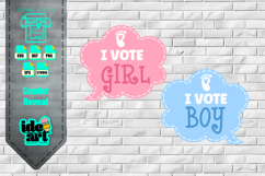 Gender reveal voting message Product Image 1