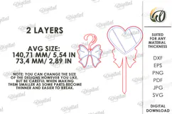 Gender Reveal Cake Topper Laser Cut. Gender Party Decor SVG Product Image 2