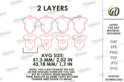 Gender Reveal Tiered Tray Decor Laser Cut. Baby SVG Product Image 4